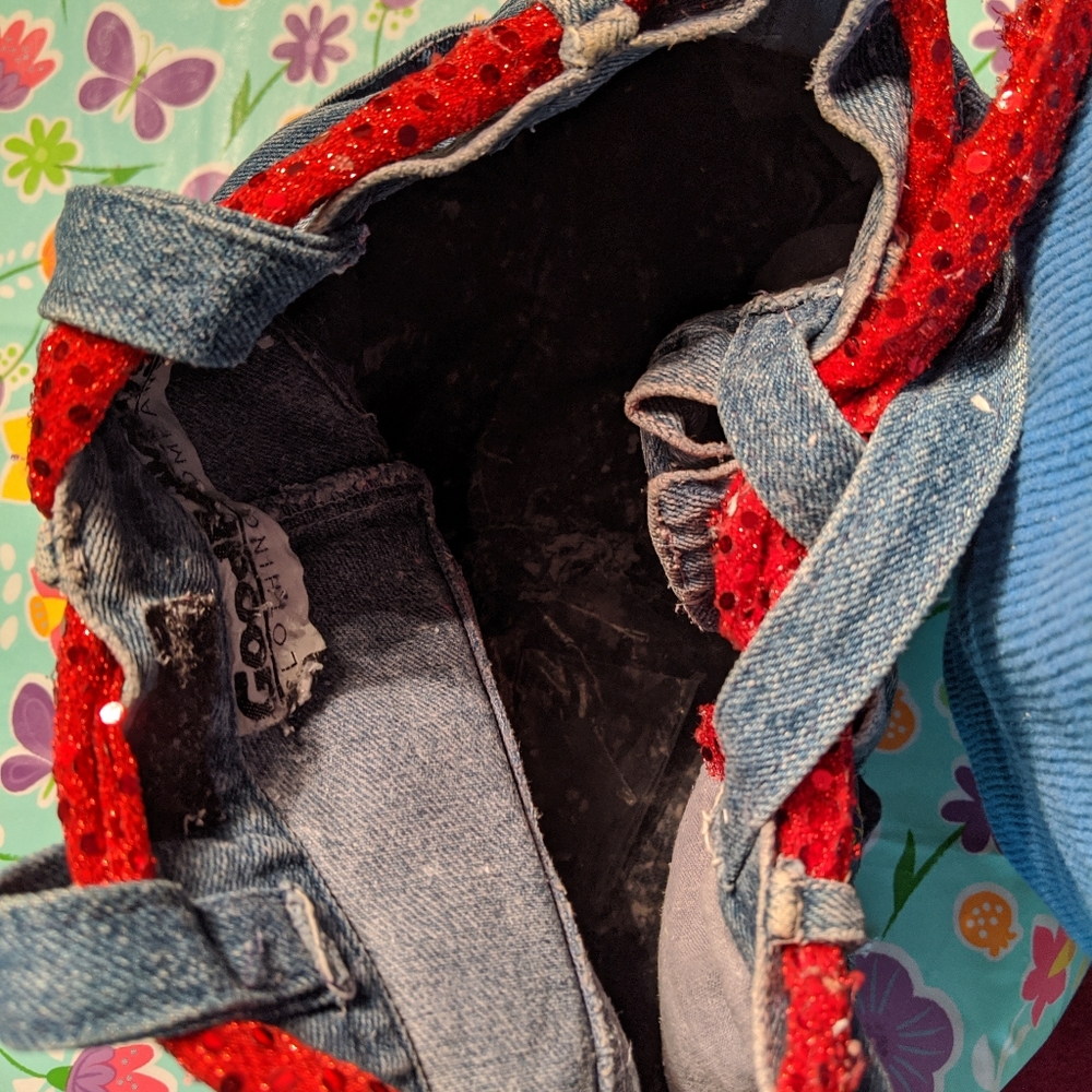 Handmade Jeans Purse - Picture 3 of 3